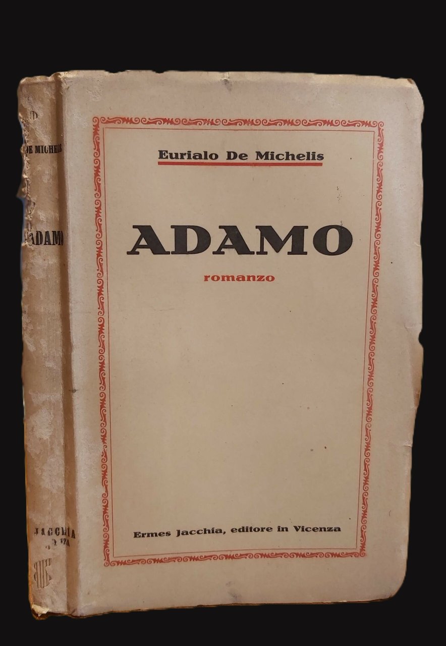 ADAMO. Romanzo.