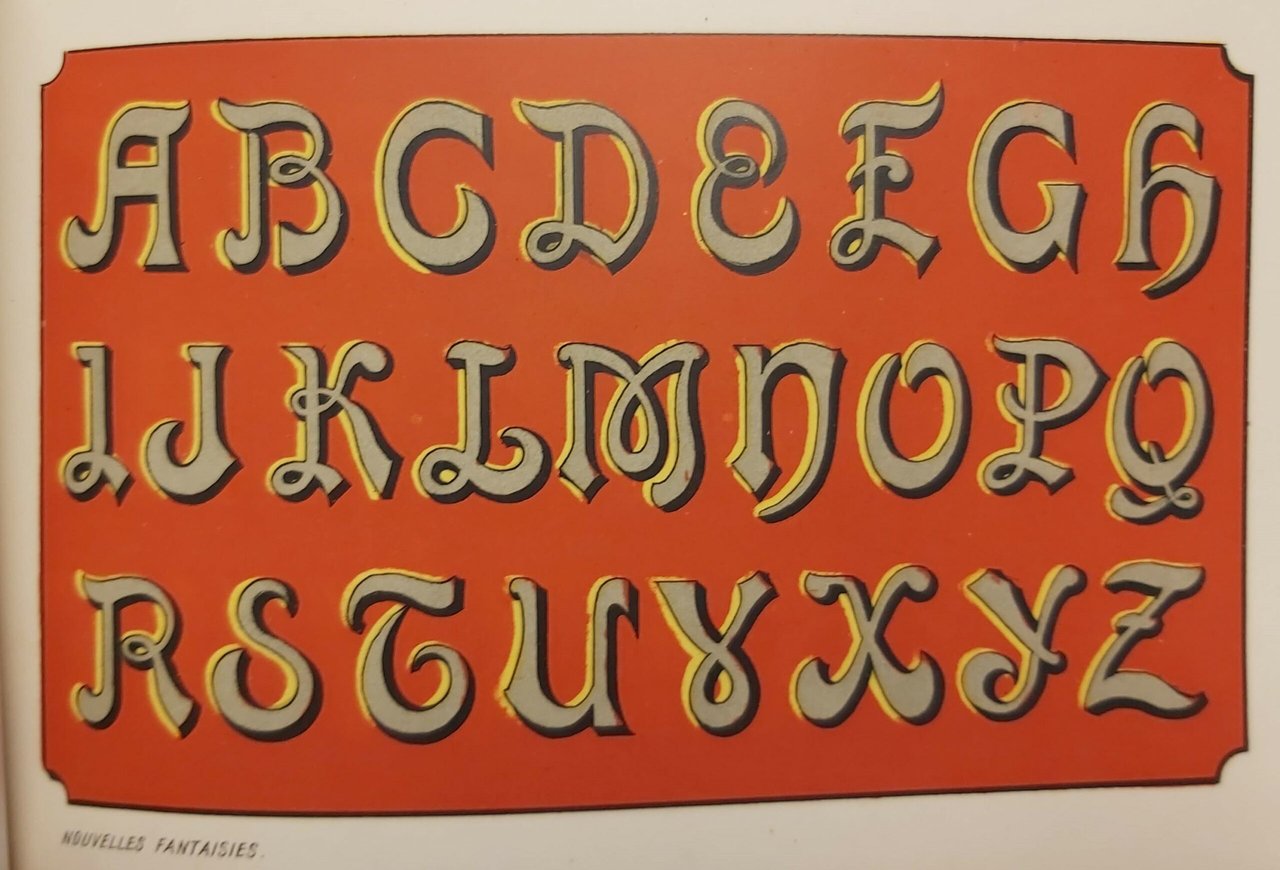 ALBUM DE LETRAS para uso de los pintores. | Immagine principale