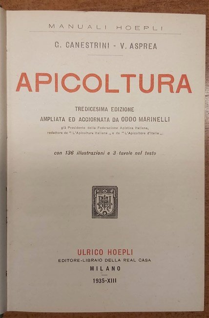 APICOLTURA.