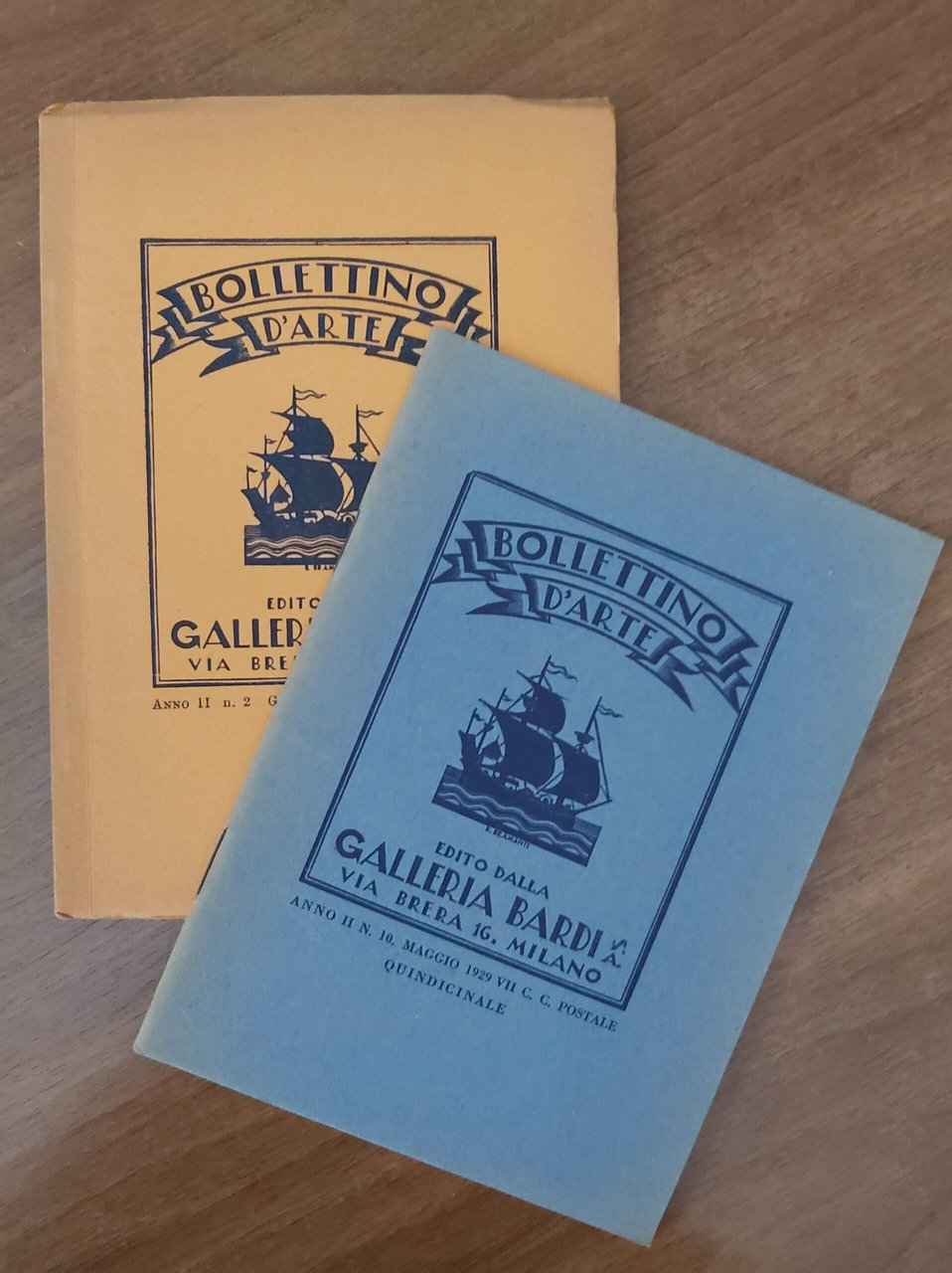 BOLLETTINO D'ARTE edito dalla Galleria Bardi, Milano.