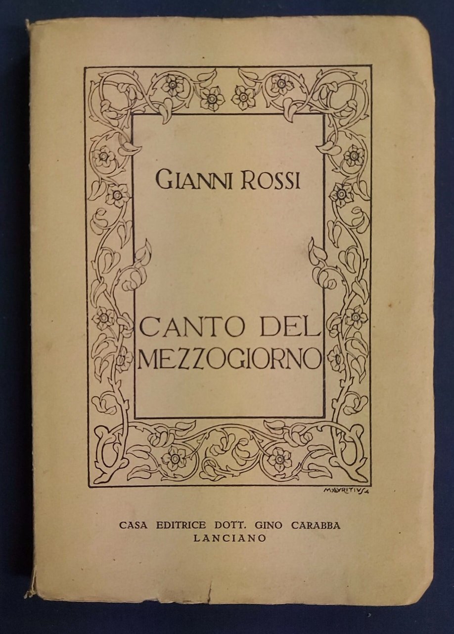 CANTO DEL MEZZOGIORNO.