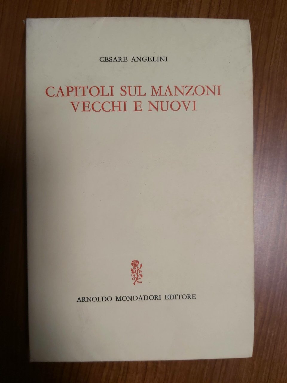 CAPITOLI SUL MANZONI vecchi e nuovi.