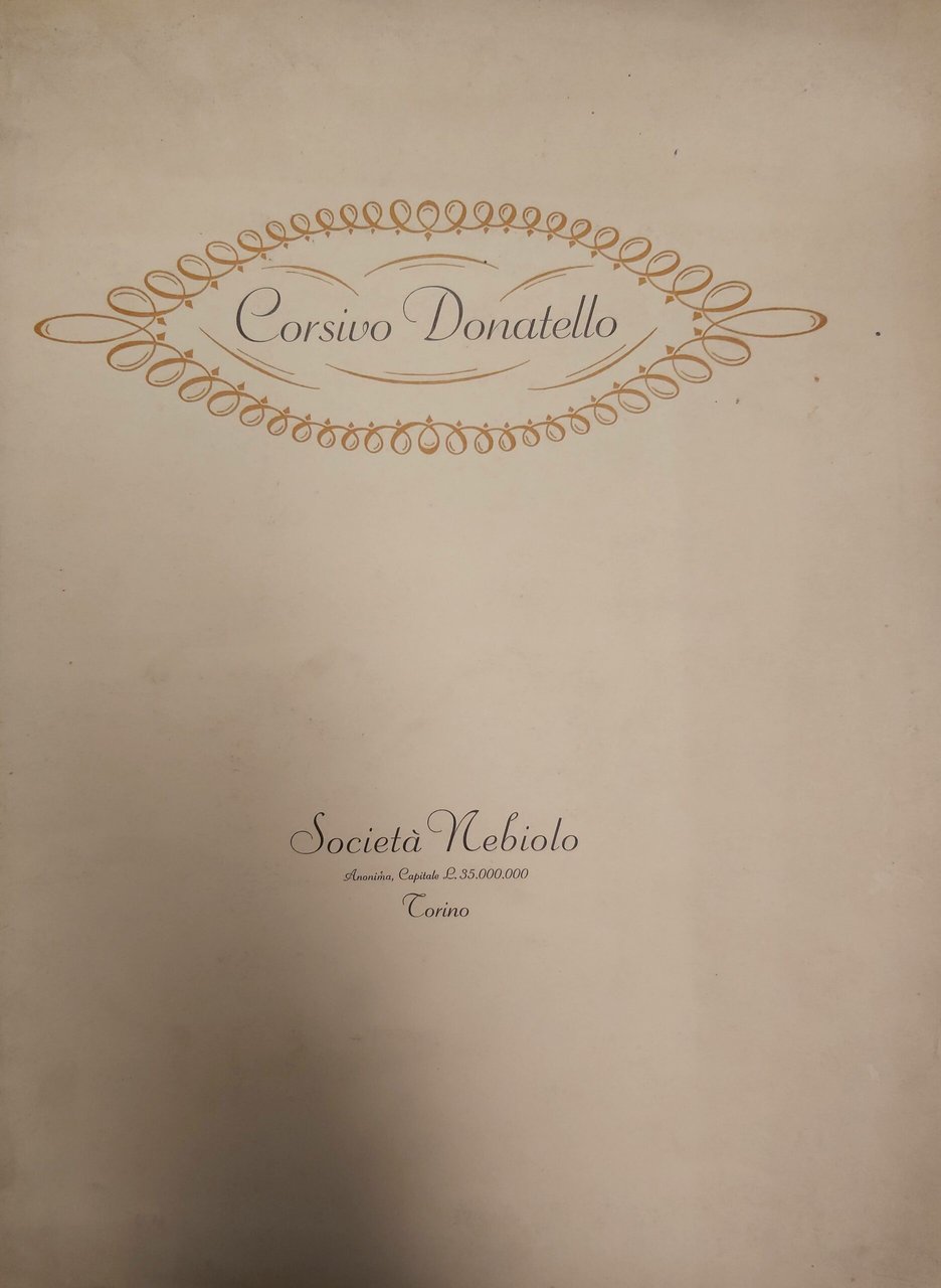 CORSIVO DONATELLO.