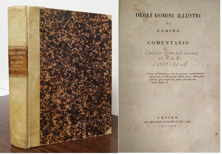 DEGLI UOMINI ILLUSTRI di Urbino. Comentario.