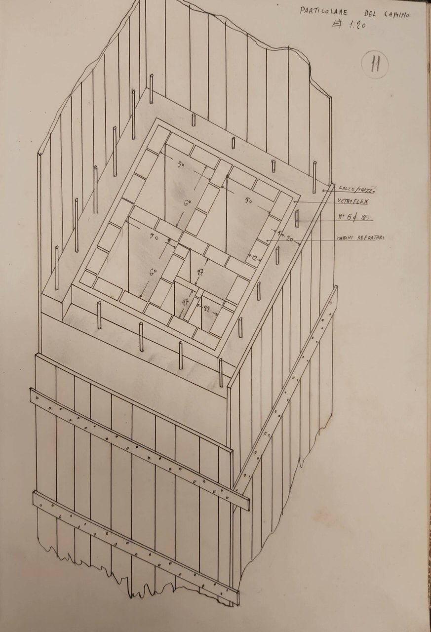 DIARIO DI PRATICA. Anno 1936-37. Cantiere Palazzo Curia Vescovile.