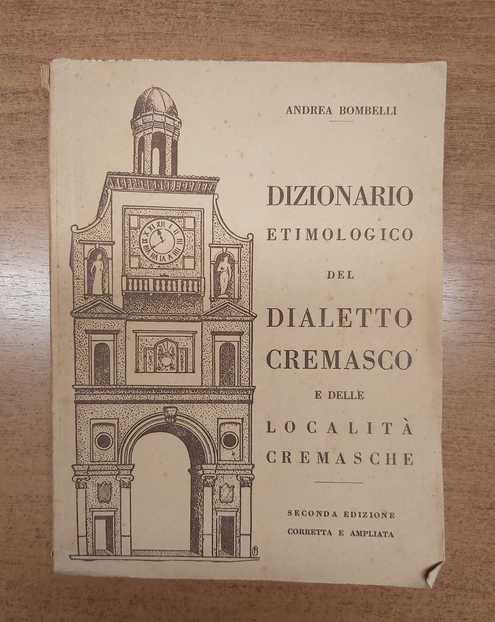 DIZIONARIO ETIMOLOGICO del dialetto cremasco e delle località cremasche. | Immagine principale