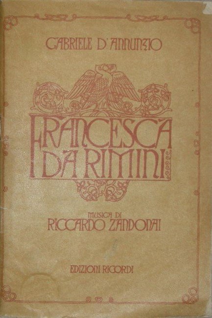 FRANCESCA DA RIMINI. Tragedia in quattro atti di. ridotta da …