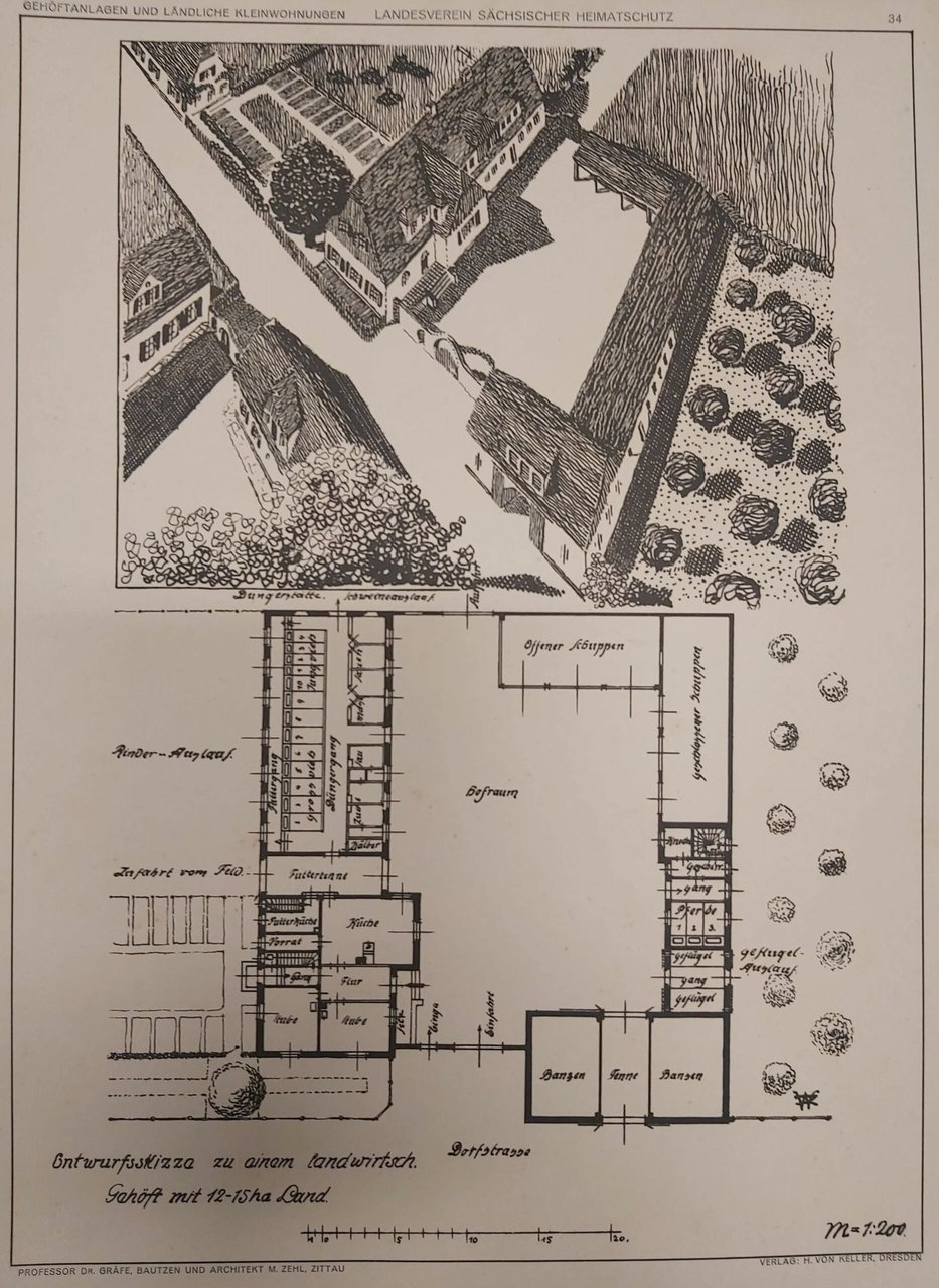 GEHOFTANLAGEN und landliche Kleinwohnungen. Herausgegeben unter Mitwirkung des Landes-Kulturrates im …