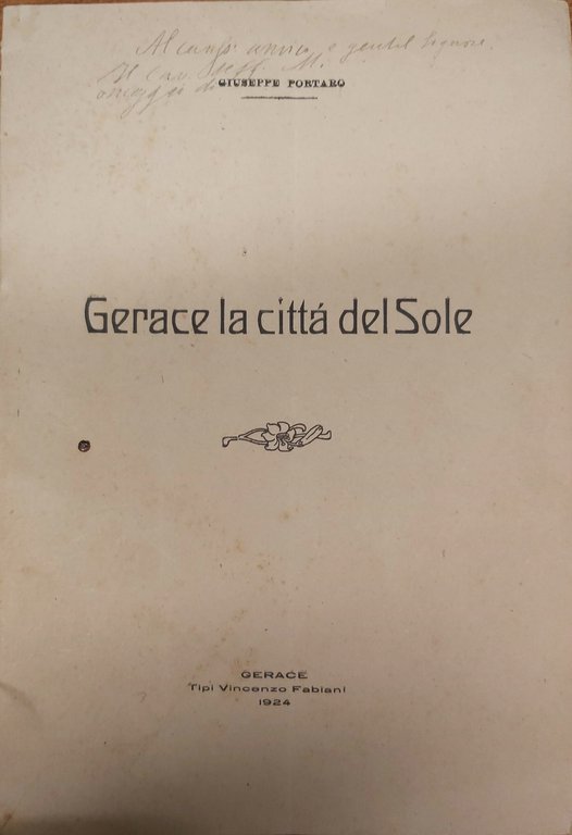 GERACE la città del sole.