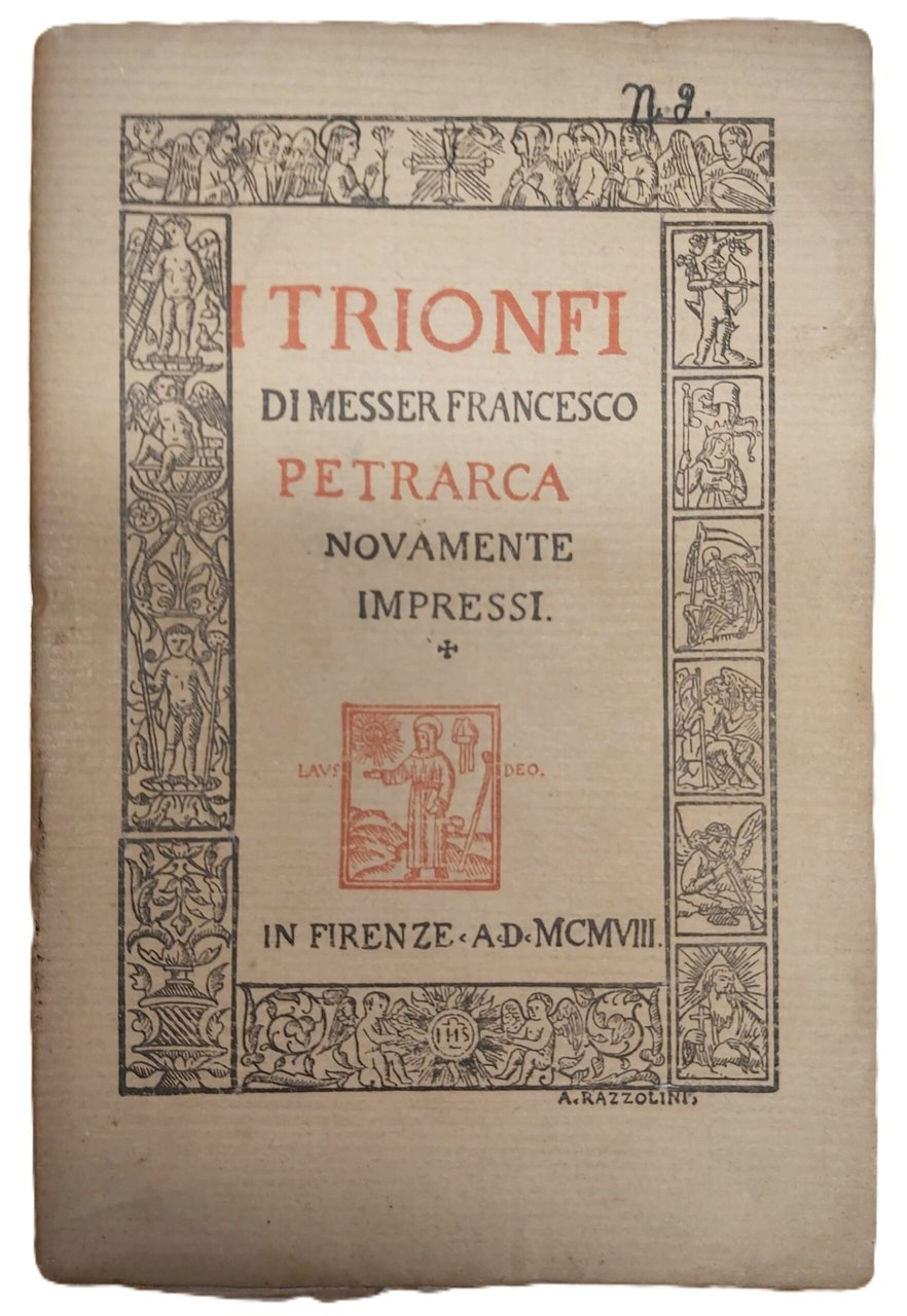 I TRIONFI di Messer. Novamente impressi. | Immagine principale