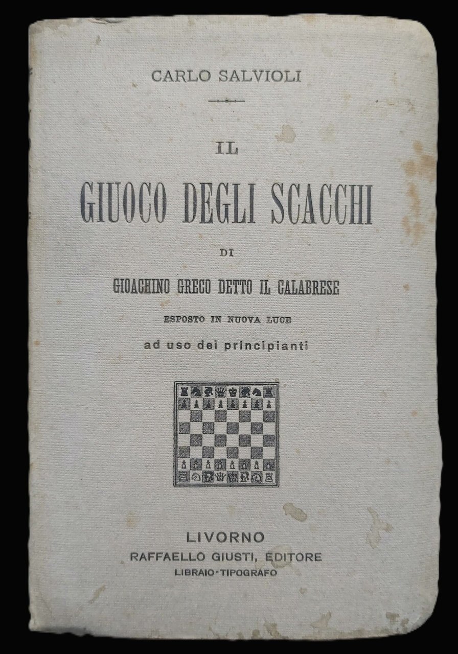 IL GIUOCO DEGLI SCACCHI di Gioachino Greco detto il Calabrese, … | Immagine principale