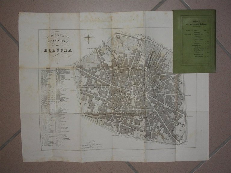 NUOVA GUIDA DI BOLOGNA con pianta. Compilazione di… cui seguono …