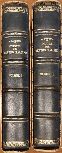 ORIGINI DEL TEATRO ITALIANO Libri Tre. Con due Appendici sulla …