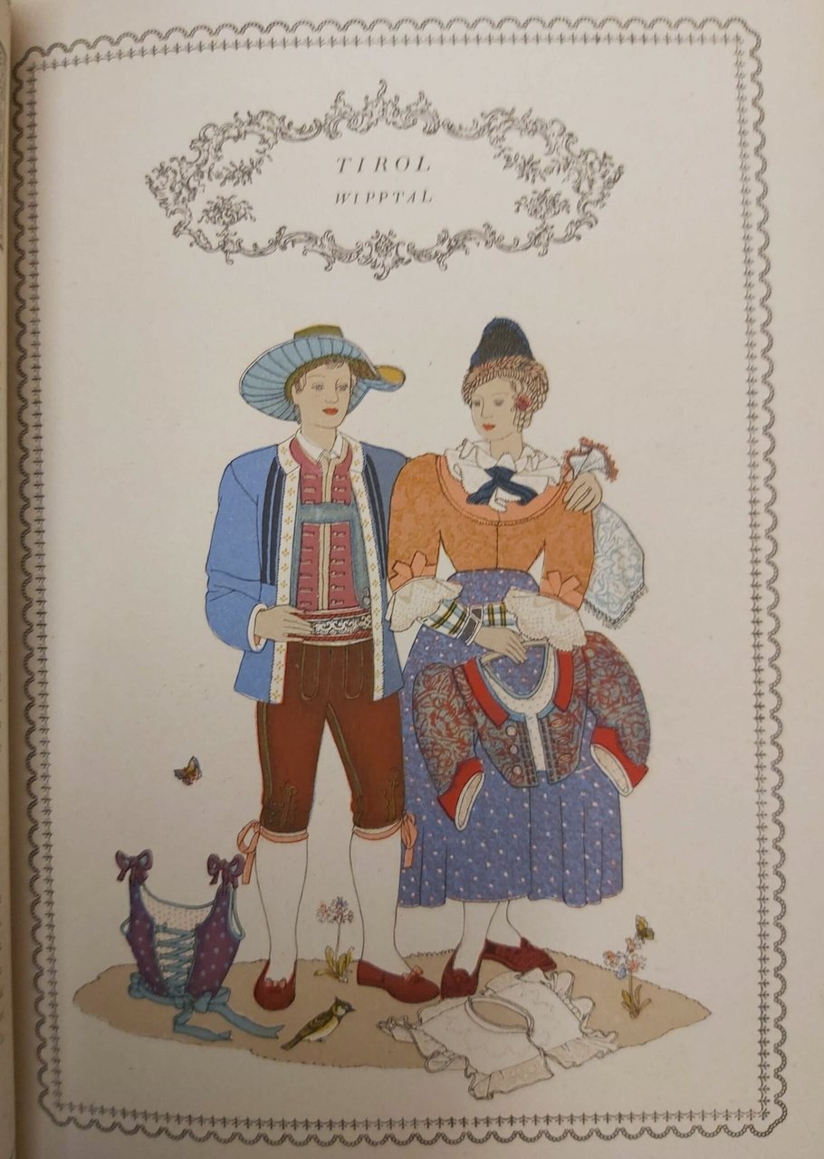 TRACHTEN DER ALPENLANDER in Zehnfarbigen Wiedergaben. | Immagine principale