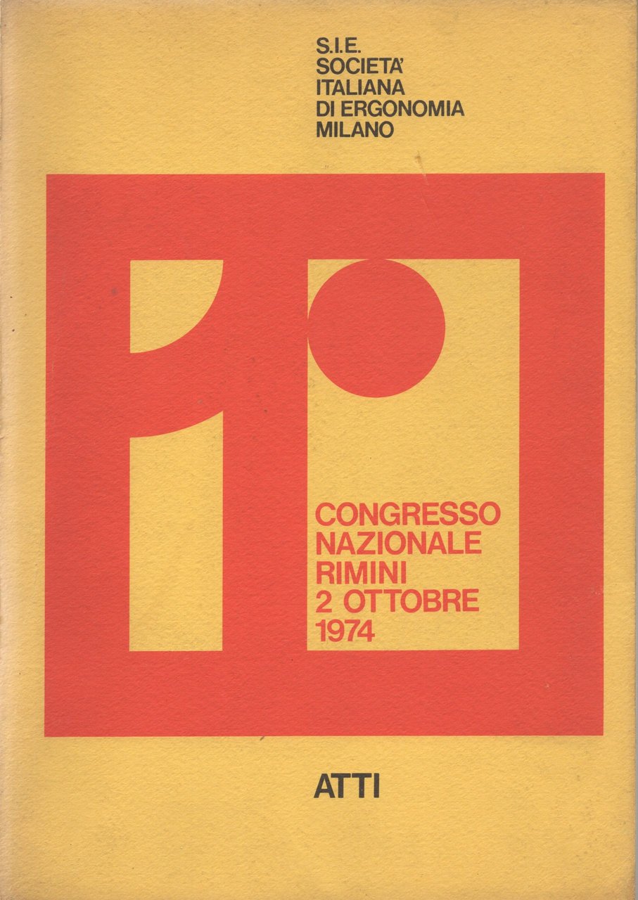 1° Congresso nazionale. Rimini 2 ottobre 1974. Atti
