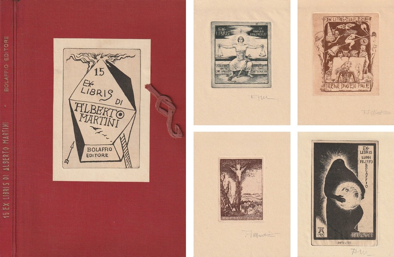 15 ex libris di Alberto Martini