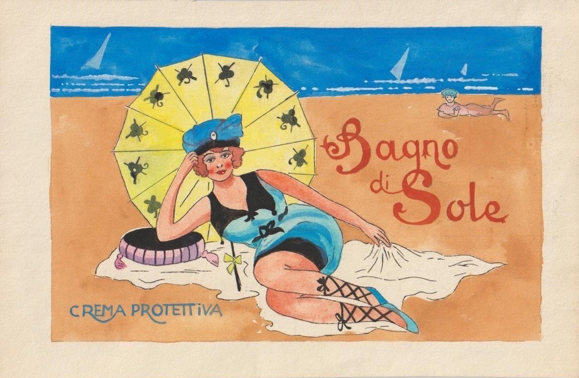 Bagno di sole. Crema protettiva