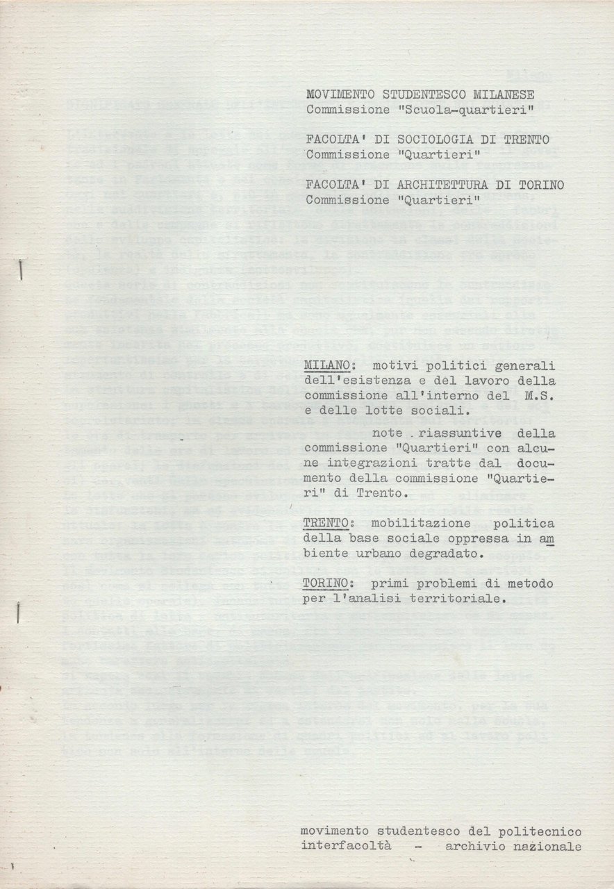 Commissione quartieri | Immagine principale