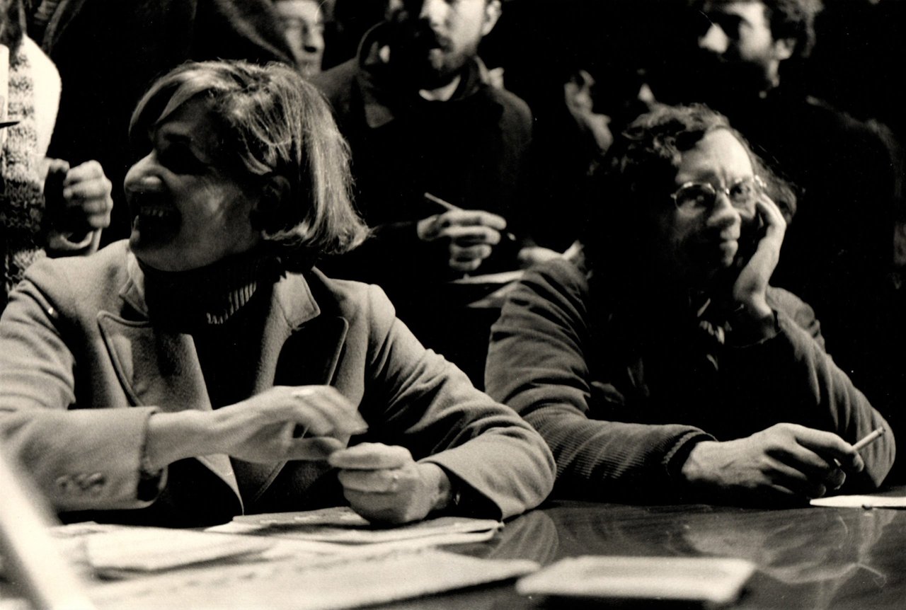 Guattari (Felix) e Macciocchi (Maria Antonietta). Fotografia originale | Immagine principale