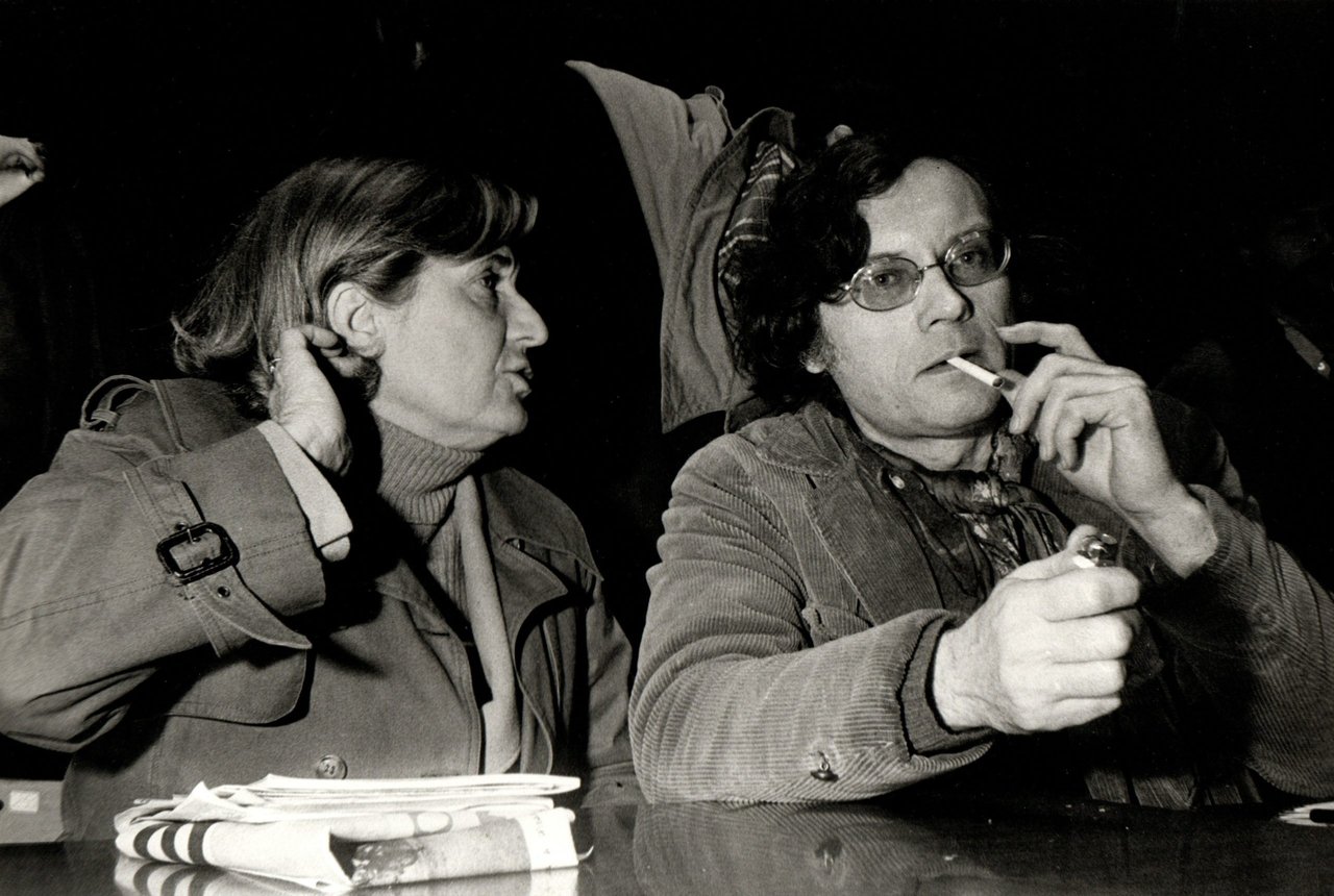 Guattari (Felix) e Macciocchi (Maria Antonietta). Fotografia originale | Immagine principale