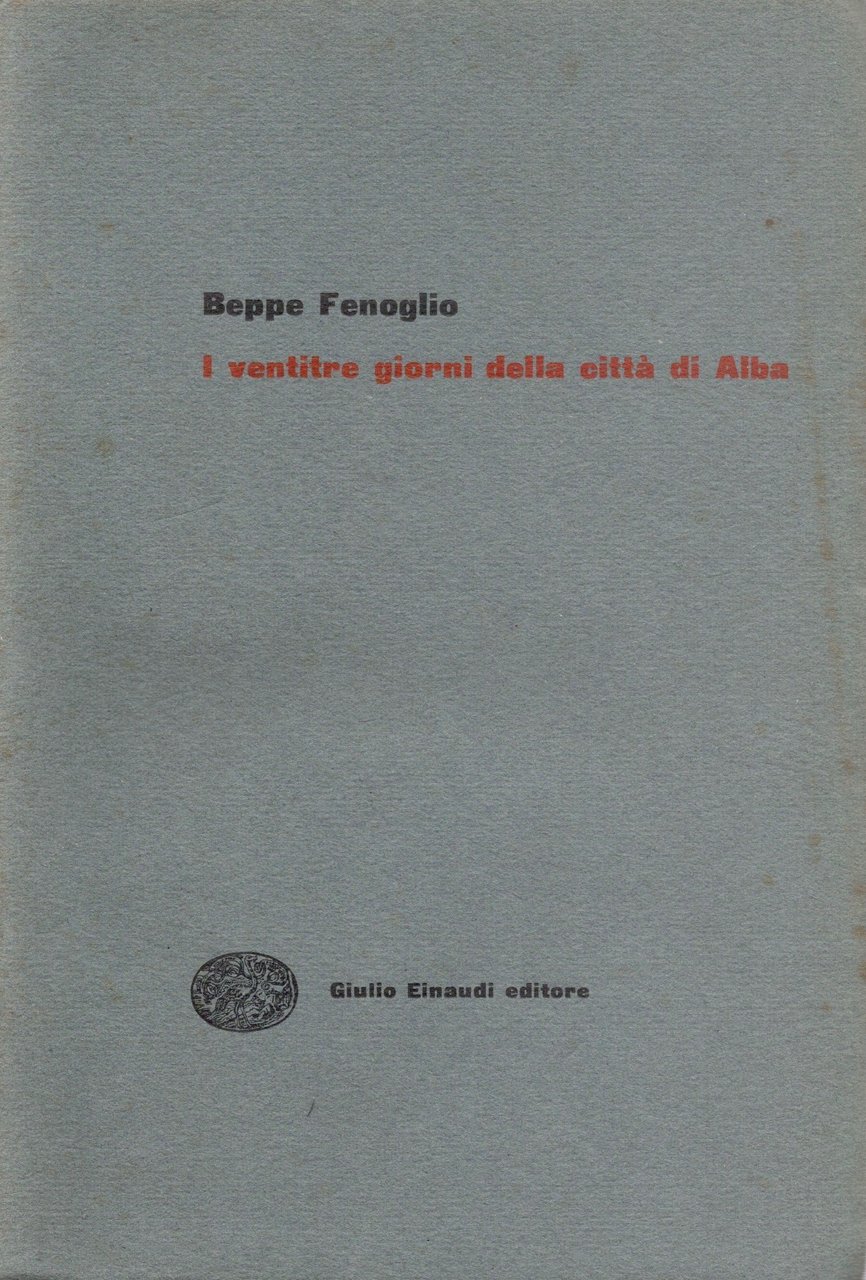 I ventitre giorni della città di Alba
