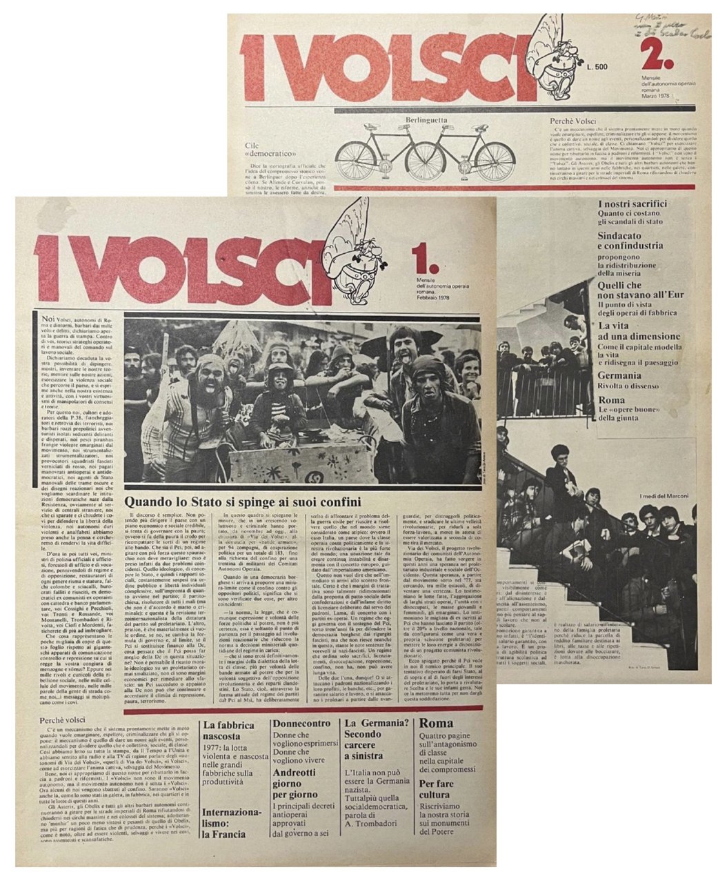 I Volsci. N. 1-2 | Immagine principale