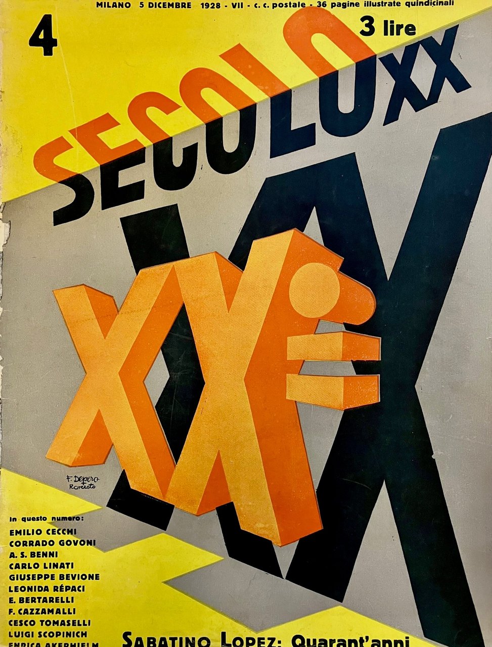 Il Secolo XX. Rivista quindicinale. Anno XXVII. N. 13. 5 …