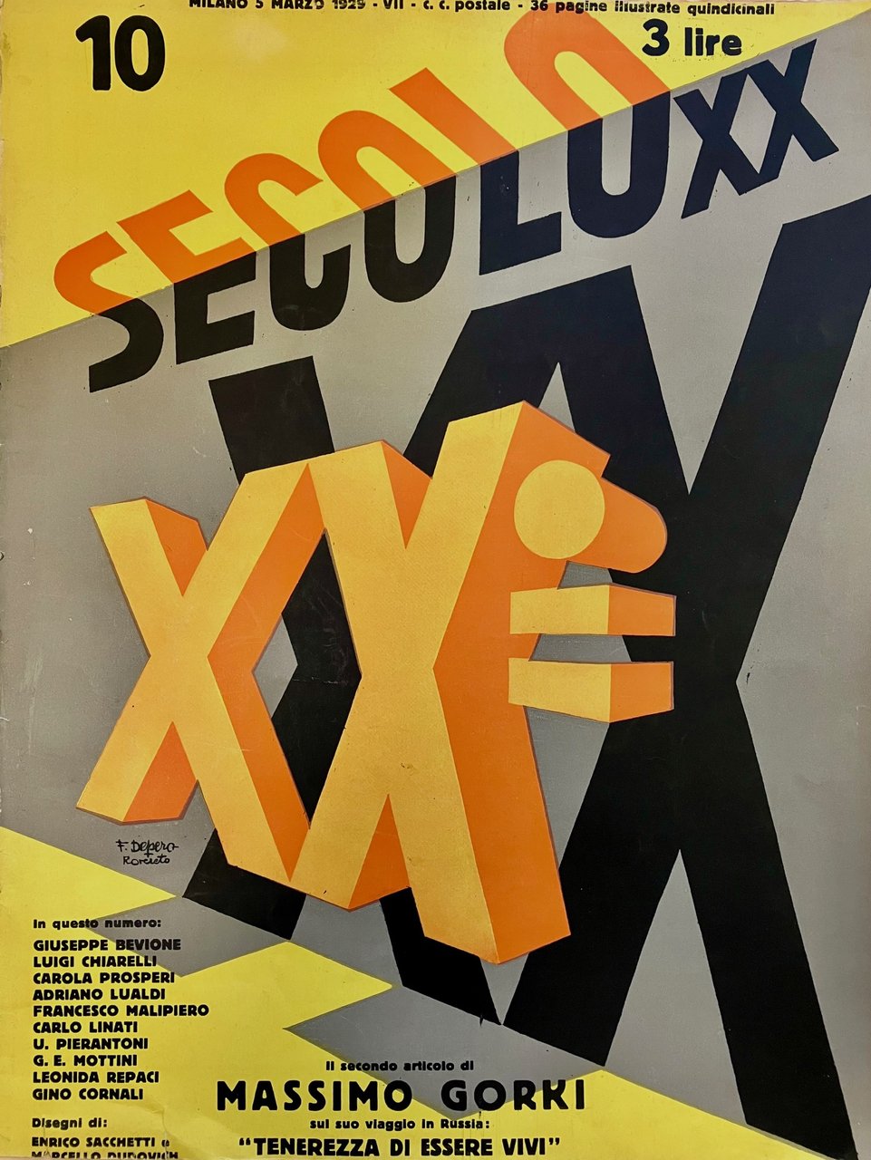 Il Secolo XX. Rivista quindicinale. Anno XXVIII. N. 5. 5 …