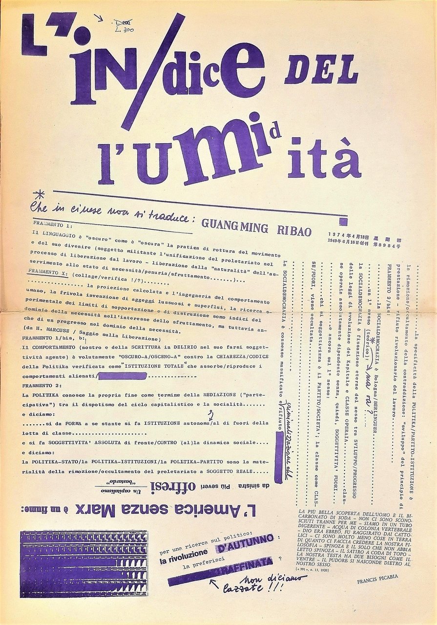 L'In/dice dell'umidità | Immagine principale