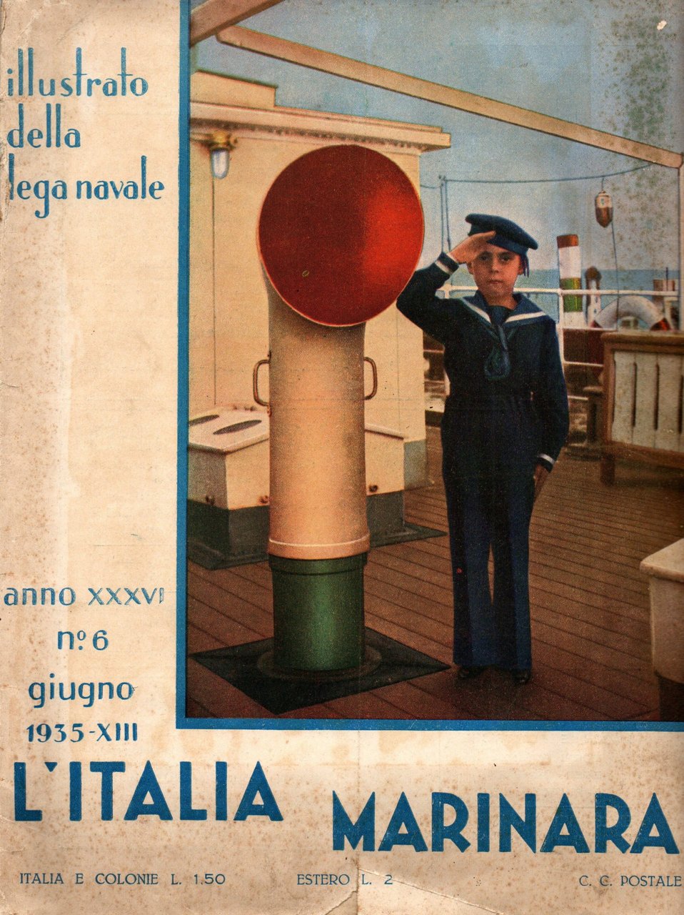 L'Italia marinara. Anno XXXVI N. 6. Giugno 1935