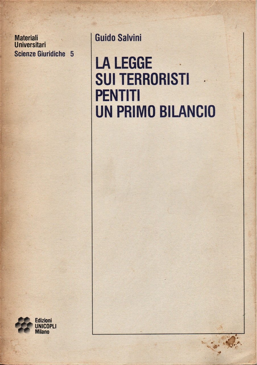 La legge sui terroristi pentiti. Un primo bilancio | Immagine principale