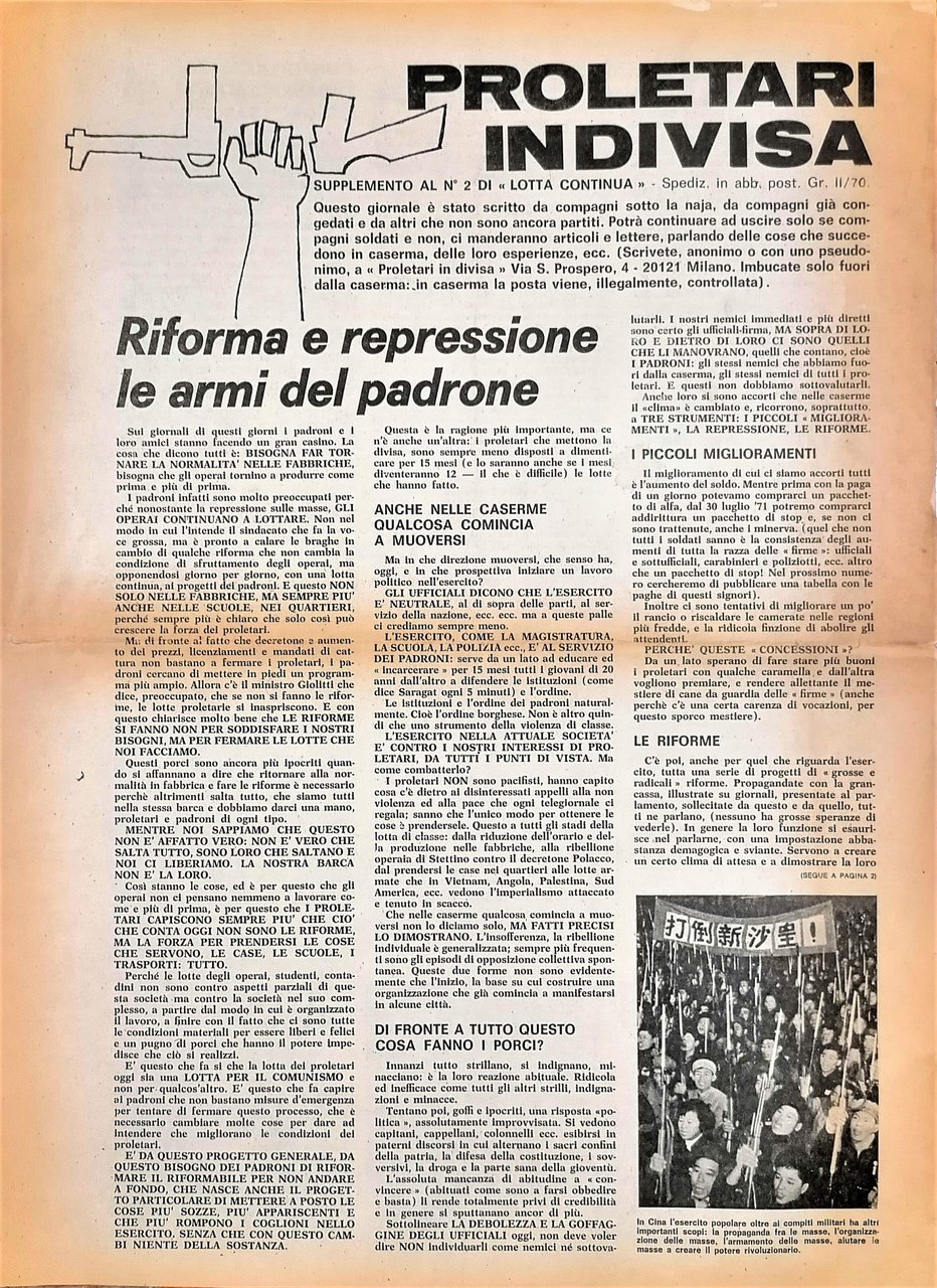 Lotta Continua Proletari in divisa (PID) | Immagine principale