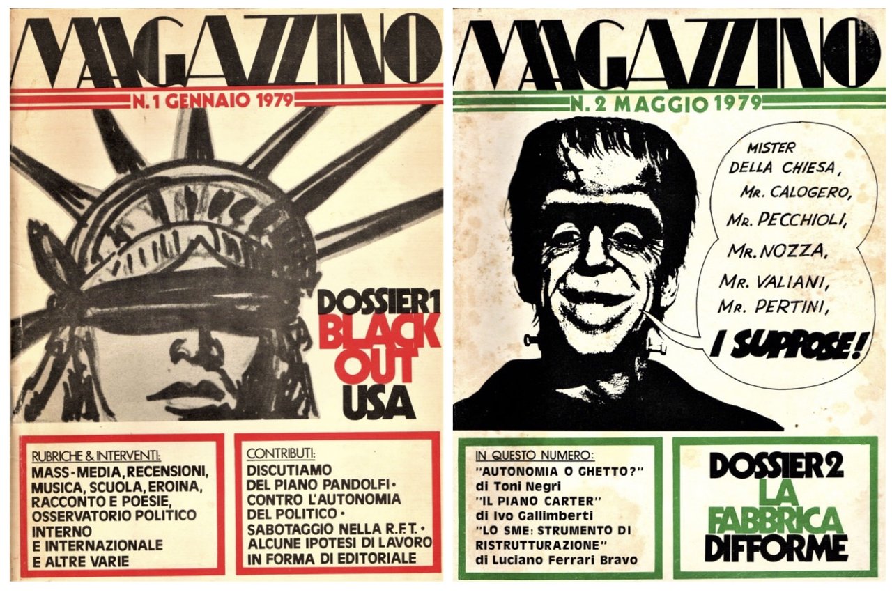 Magazzino Rivista bimestrale. Tutto il pubblicato. NN. 1; 2 | Immagine principale