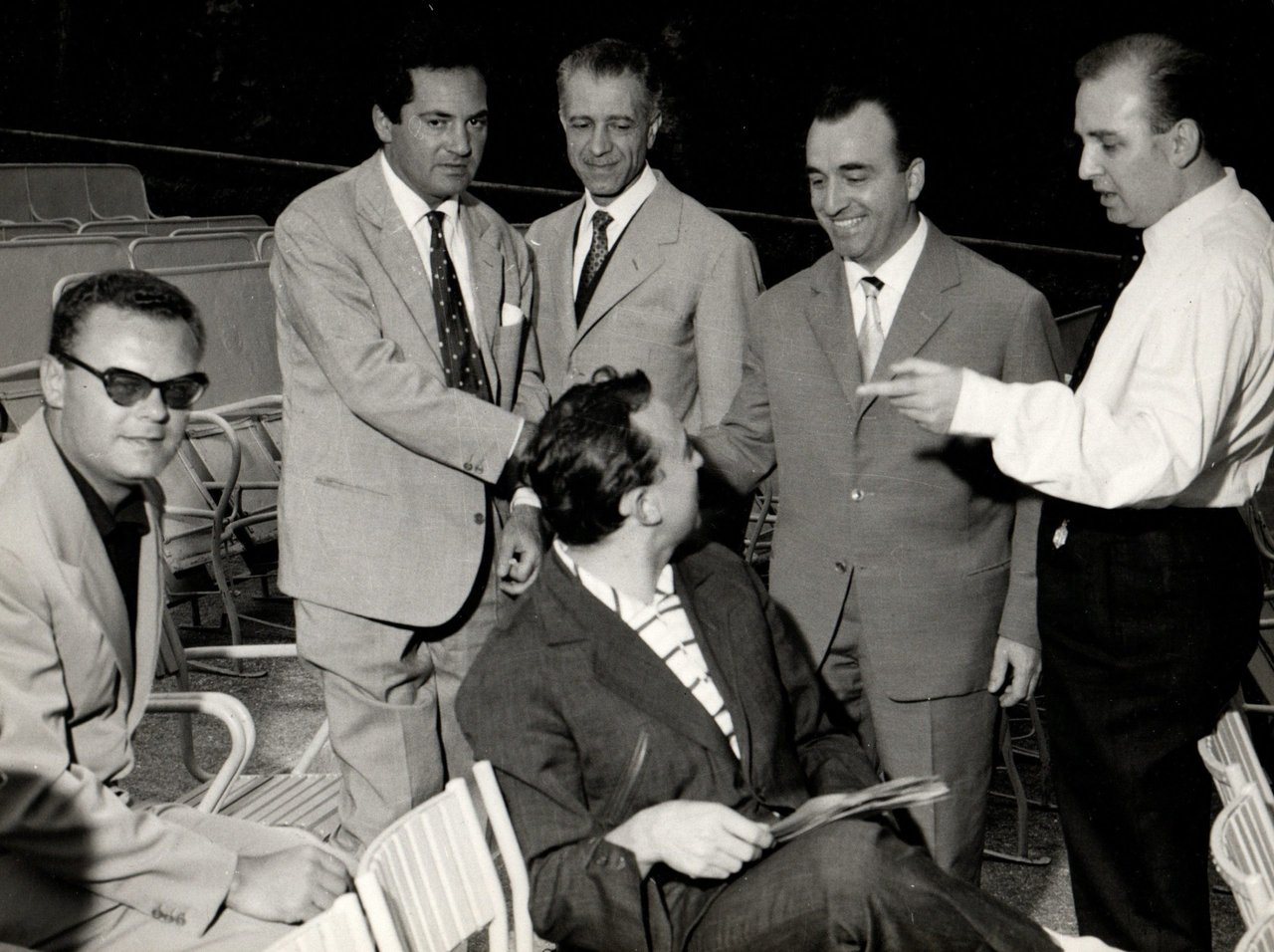 Mario Petri, Giulio Fioravanti, Giuseppe Campora a Como