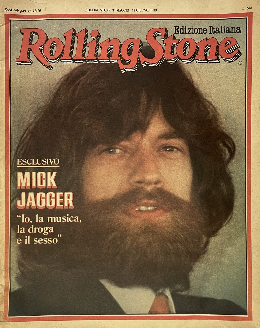 Mick Jagger. Rolling Stone edizione italiana | Immagine principale