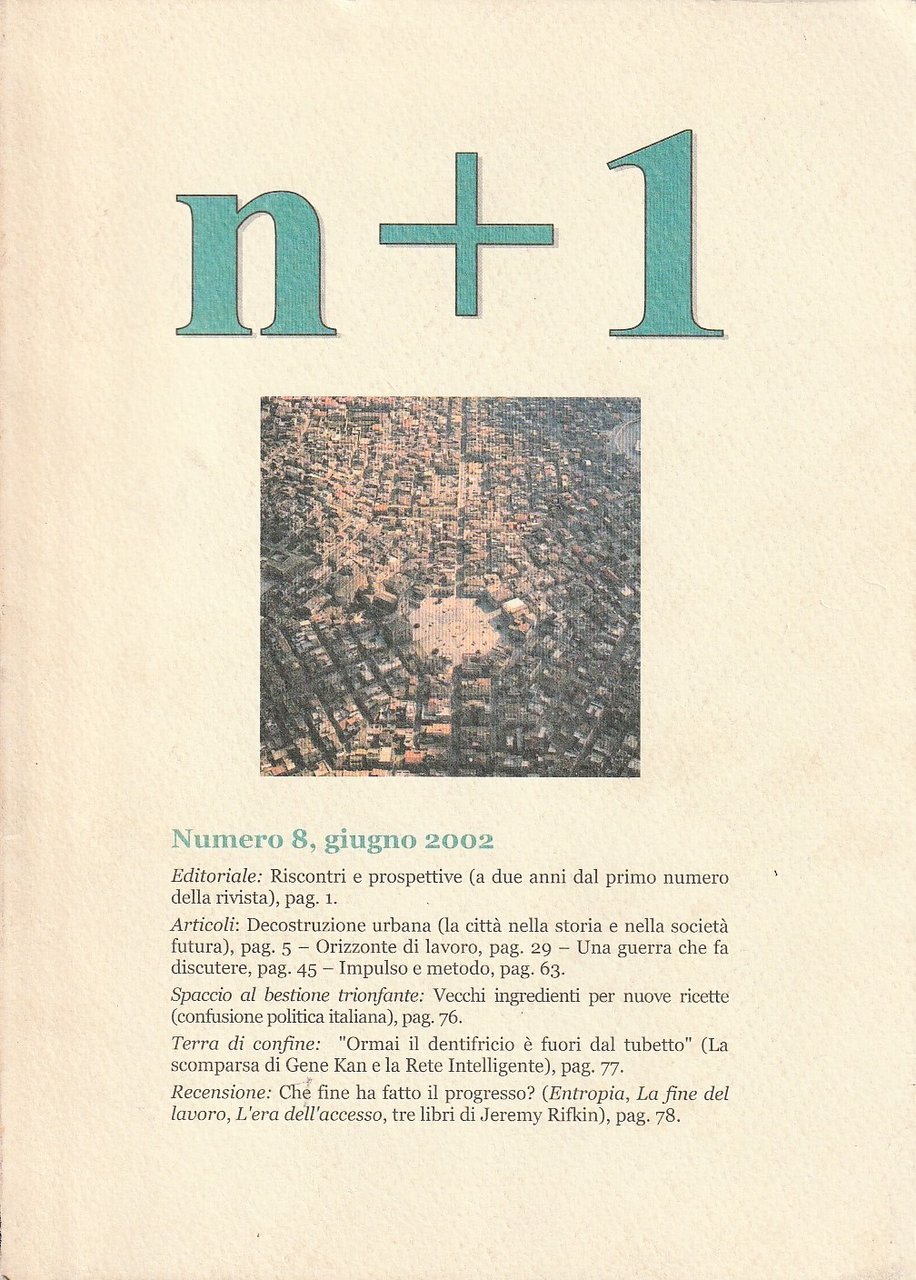 n+1. No. 8. Giugno 2002