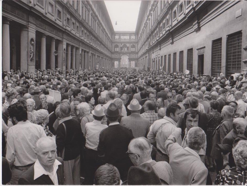 Pensionati in lotta a Firenze