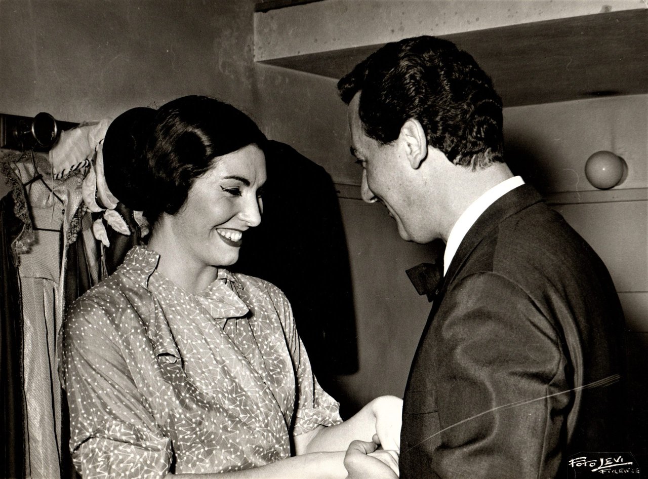 Rosanna Carteri e Alberto Sordi