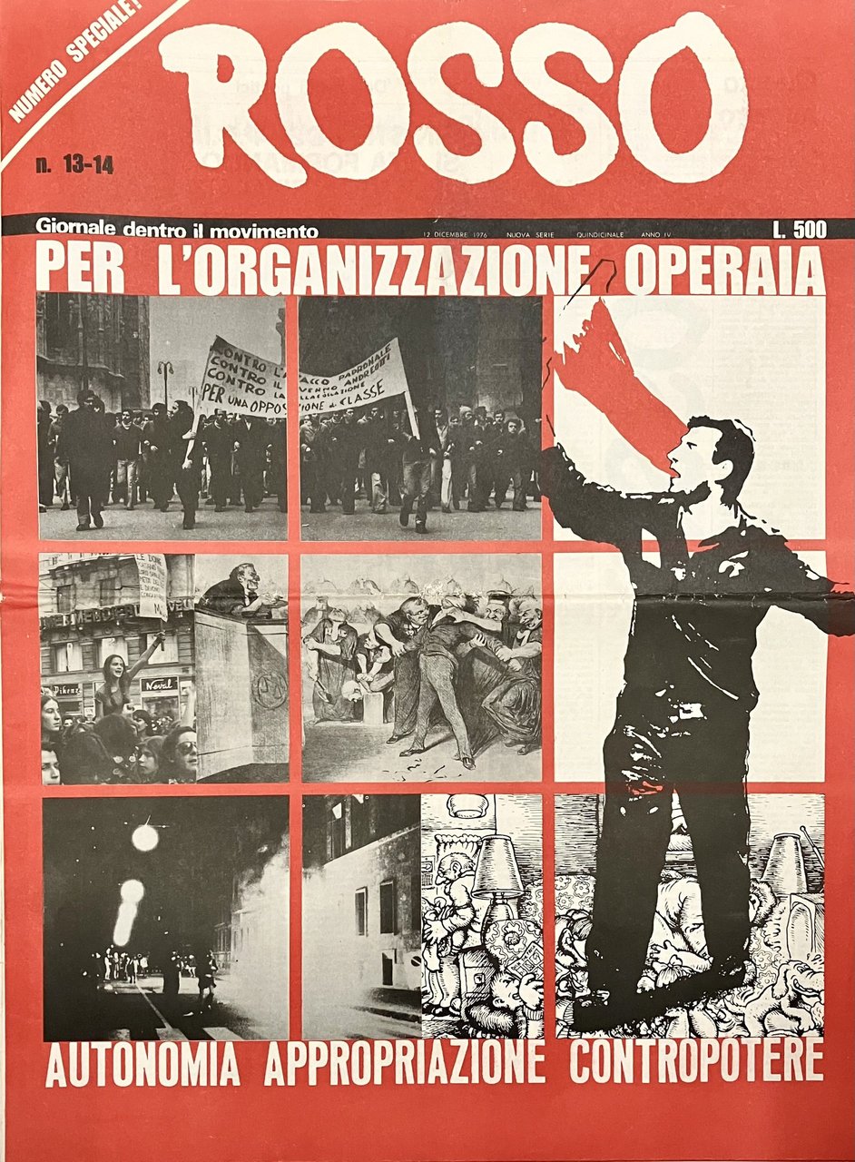Rosso. Giornale dentro il movimento. Nuova serie Anno IV Numero …