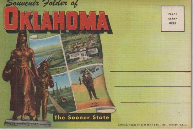 Souvenir Folder of Oklahoma