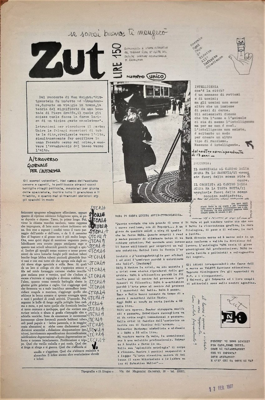 Zut. Nevermore work. Numero unico | Immagine principale