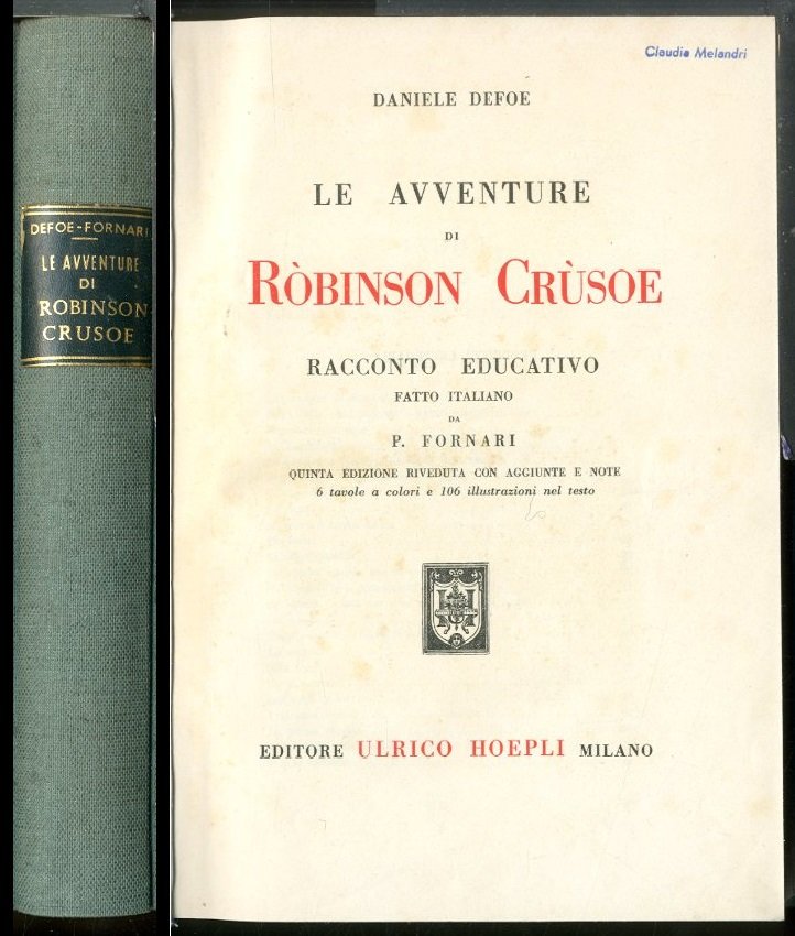 AVVENTURE DI ROBINSON CRUSOE RCCONTO EDUCATIVO ( LE ) - …