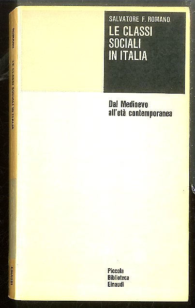 CLASSI SOCIALI IN ITALIA DAL MEDIOEVO ALL`ETÀ CONTEMPORANEA ( LE …