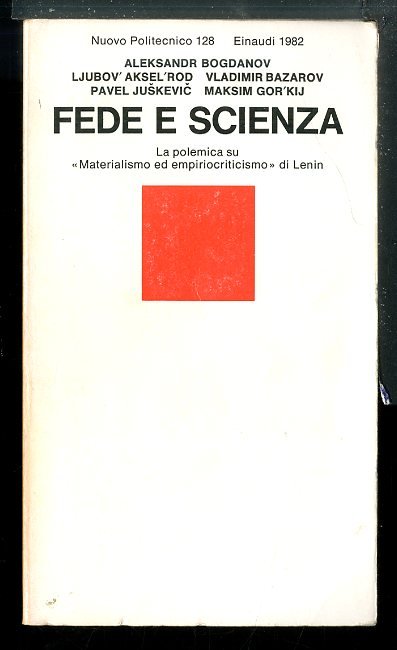 FEDE E SCIENZA LA POLEMICA SU MATERIALISMO ED EMPIROCRITISMO DI …