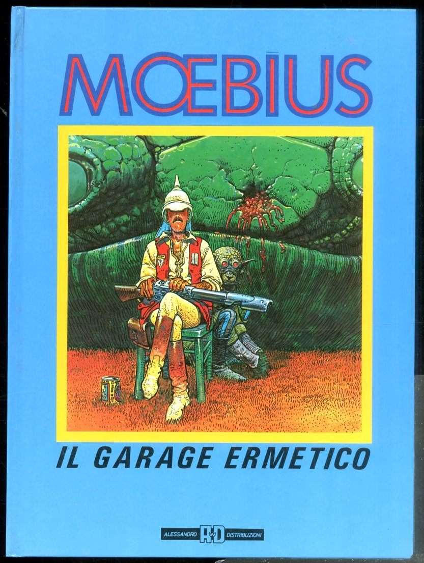 MOEBIUS IL GARAGE ERMETICO - EDIZIONE ITALIANA 1988 CON POSTER …