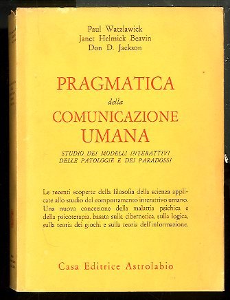 PRAGMATICA DELLA COMUNICAZIONE UMANA - LS