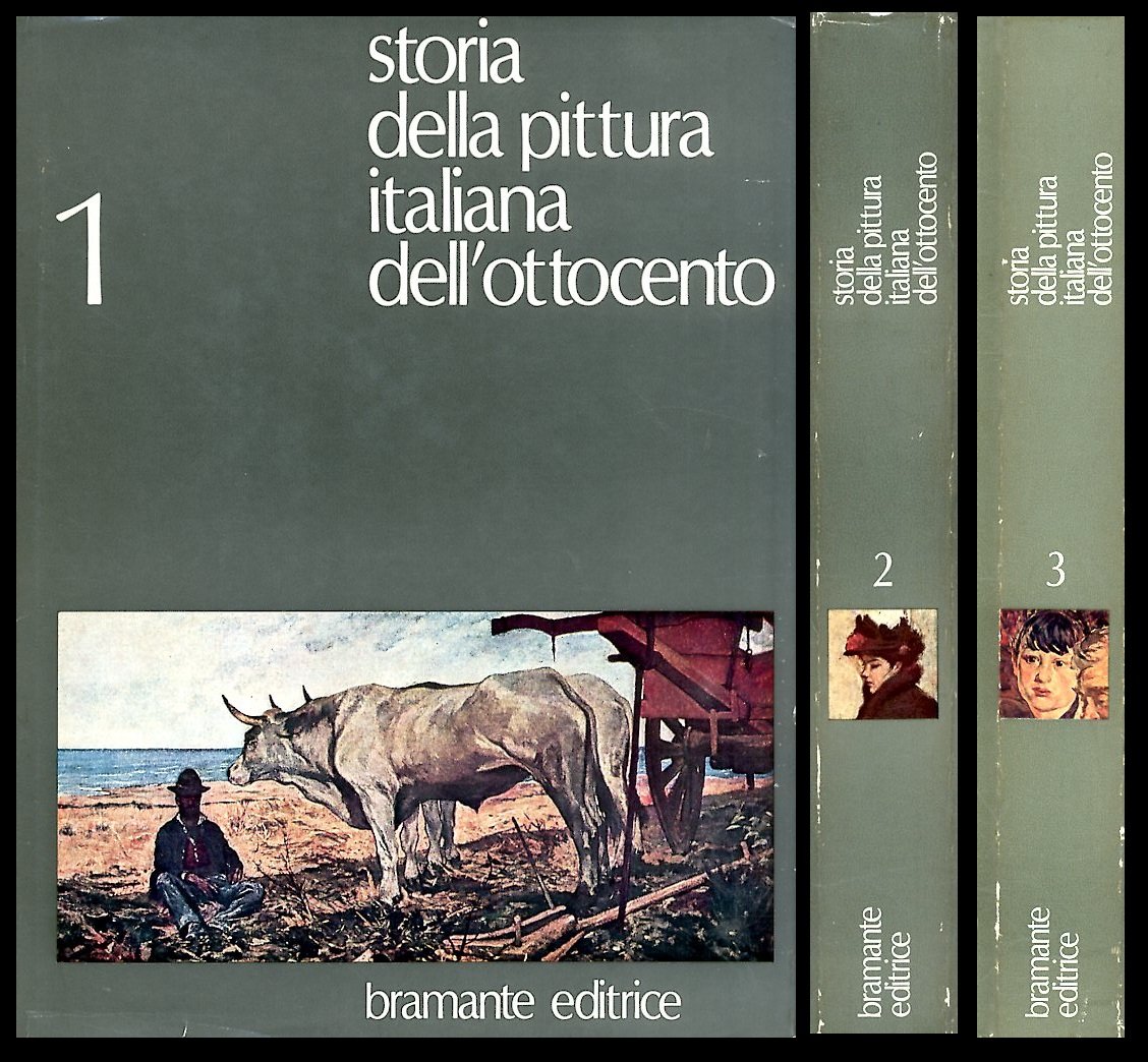 STORIA DELLA PITTURA ITALIANA DELL`OTTOCENTO 3 VOLUMI - LS