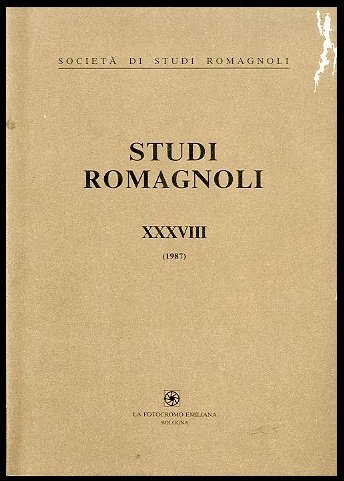 STUDI ROMAGNOLI XXXVIII ( 1987 ) - LS