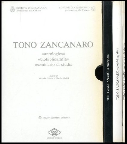 TONO ZANCANARO ANTOLOGICA BIOBIBLIOGRAFIA SEMINARIO DI STUDI - LS