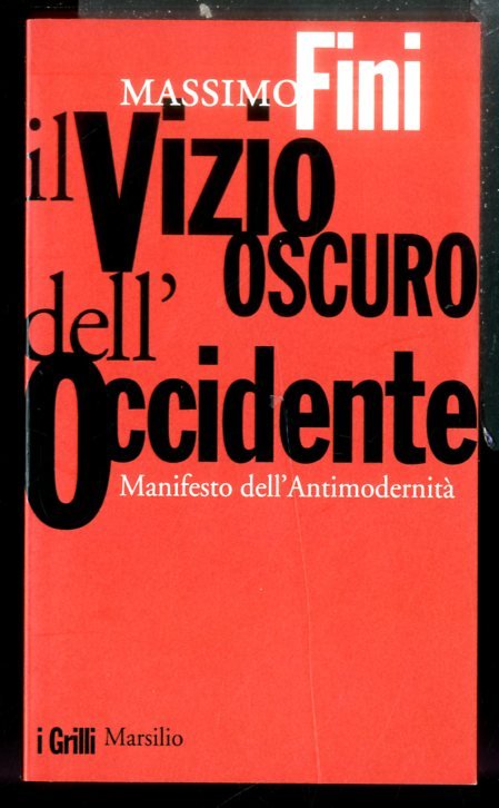 VIZIO OSCURO DELL`OCCIDENTE ( IL ) - LS